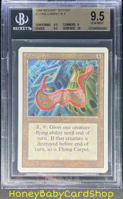 MTG 3rd Edition Revised 1994 Flying Carpet BGS 9.5 GEM MINT Old School 93/94 - Image 1