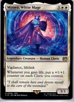 MTG Final Fantasy - Minwu, White Mage #26 - Image 1