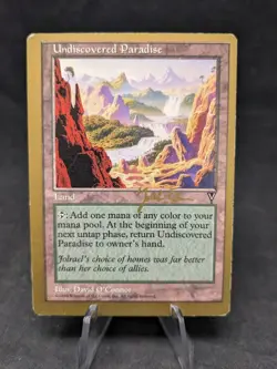 Undiscovered Paradise - 1997 Jakub Slemr - MTG - The Grand Creators -MISCUT - MP - Image 1