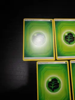 7x Grass 2019 Pokemon Cards Lot Basic Energy Sun and Moon Common NM/M Vintage - Image 2