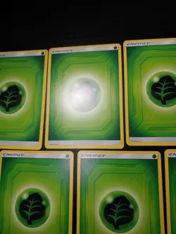 7x Grass 2019 Pokemon Cards Lot Basic Energy Sun and Moon Common NM/M Vintage - Image 3