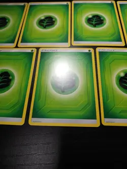 7x Grass 2019 Pokemon Cards Lot Basic Energy Sun and Moon Common NM/M Vintage - Image 5