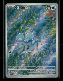 Clauncher 205/198 Pokemon SV01: Scarlet & Violet Base Set Illustration Rare NM - Image 1