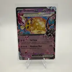 Pokemon TCG Paldean Evolved Dedenne EX 093/193 Double Rare NM/M - Image 1