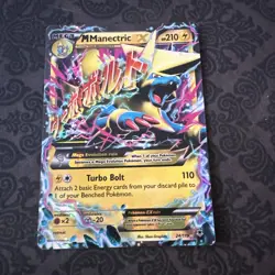 Pokemon TCG Mega-Manetric-EX Phantom Forces 24/119 Holo Holo Rare EX - Image 1