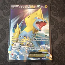 Pokemon TCG Card XY Phantom Forces Manectric EX 113/119 - Image 1