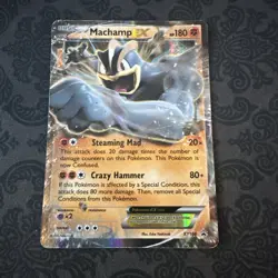 Machamp EX XY108 Promo Black Star Holo Rare Pokemon Card - Image 1
