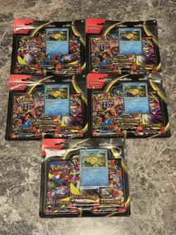 10x Pokemon TCG Mega Evolution 3 Pack Blister ME01 Psyduck/Golduck - Ships Fast - Image 3