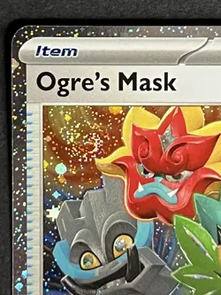 Ogre's Mask 159/167 Cosmos Promo Holo Uncommon Pokemon Twilight Masquerade NM - Image 2
