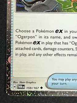 Ogre's Mask 159/167 Cosmos Promo Holo Uncommon Pokemon Twilight Masquerade NM - Image 3