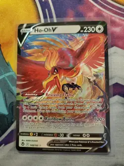 Pokemon TCG Ho-Oh V Silver Tempest 140/195 Holo Ultra Rare - Image 1