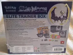 Pokemon SUN AND MOON BASE SET Elite Trainer Box Lunala Pokemon TCG NEW SEALED - Image 2