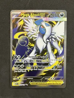 Mega Absol ex Full Art Ultra Rare 161/132 Pokemon Mega Evolution English - Image 1