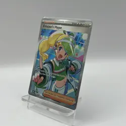 Pokemon TCG Emcee's Hype 220/182 Destined Rivals Full Art Ultra Rare Mint - Image 2
