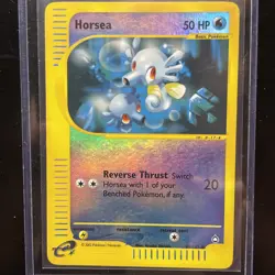 Horsea 85/147 LP Reverse Foil Common Pokemon TCG Aquapolis 2003 Vintage - Image 1