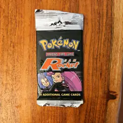 1999 2000 Pokemon Team Rocket SEALED Booster Pack Jessie & James Art RARE! - Image 1