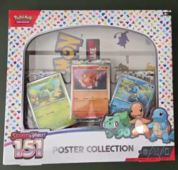 Pokemon TCG Scarlet & Violet - 151 Poster Collection Box - 3 Packs + Poster - Image 1