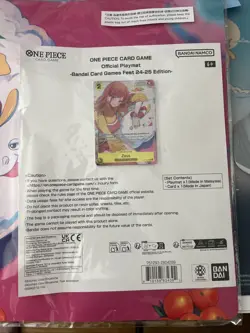 One Piece Official Playmat/Promo Nami & Zeus Bandai Card Games Fest24-25 ENGLISH - Image 2