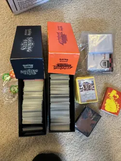 Pokemon TCG Card Collection 500+ Count, Binder, Sleeves, Dice, Coins - Image 2
