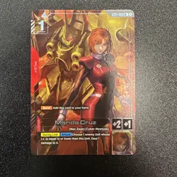 Gundam Card Game GD01 Newtype Rising GD01-093 R+ Marida Cruz NM JY - Image 1