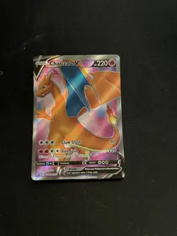 Charizard V SWSH050 Full Art Pokemon Champions Path Promo Card *Sealed* - Image 1