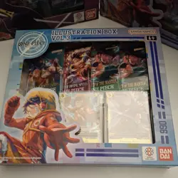 One Piece Trading Card Game;Illustration Box (2)Vol 3(1)Vol 4 BUNDLE SEALED! - Image 4