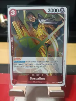 One Piece Borsalino OP11-014 A Fist of Divine Speed Foil Trading Card TCG - Image 1
