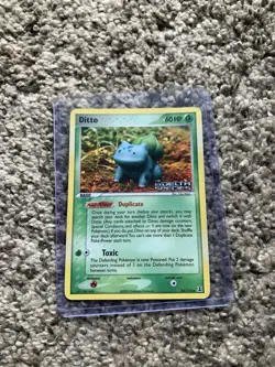 Pokemon Card - Ditto (Bulbasaur) Delta Species 36/113 Reverse Holo Stamped - Image 1