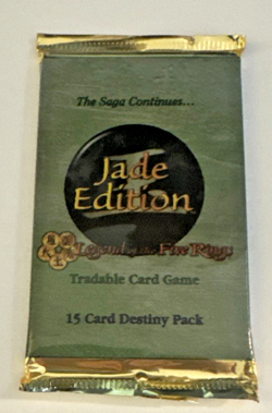 Vintage Legends Of The Five Rings Jade Edition 15-Card Destiny Pack - Image 1