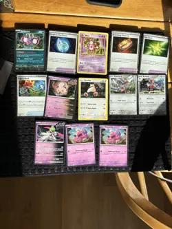 13 Card Modern Cosmo Holo + Promo Lot Pokemon TCG Snorlax Mr. Mime N More - Image 1