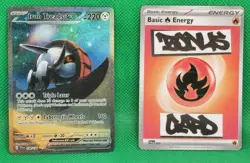 Iron Treads ex 248/198 SIR Scarlet & Violet Base Set Pokemon TCG & Bonus Card - Image 1