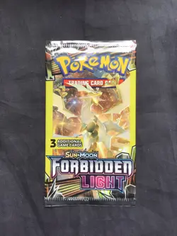 Pokemon Cards: Sealed Forbidden Light 3 Card Booster Pack - Image 2