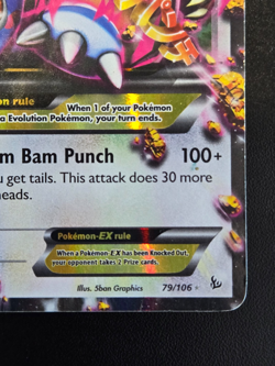 M Kangaskhan EX 79/106 - Flashfire - Ultra Rare Pokemon Card - DAMAGED - Image 5