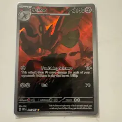 Pokemon Card TCG - Scizor 205/197 Illustration Rare Obsidian Flames Near Mint - Image 1