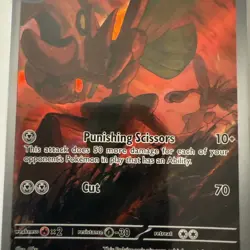 Pokemon Card TCG - Scizor 205/197 Illustration Rare Obsidian Flames Near Mint - Image 4