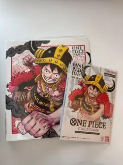 ONE PIECE DAY '25 Limited Goods Card Folder + Lego Luffy Premium Card Collection - Image 1