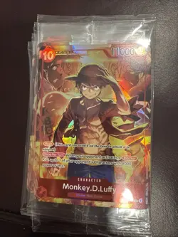 Monkey.D.Luffy (Treasure Booster Set) ST10-006 One Piece Promotion Cards SEALED! - Image 1