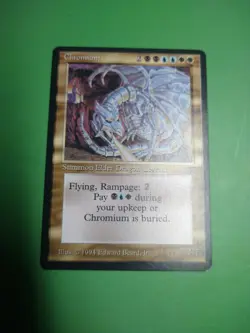 Magic The Gathering Chromium 1994 Legends Vintage VLP NM - Image 4