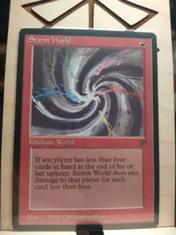 1994 Magic the Gathering Storm World Legends LP - Image 1