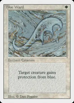 1x Blue Ward - NM - Revised Edition - SPARROW MAGIC mtg - Image 1