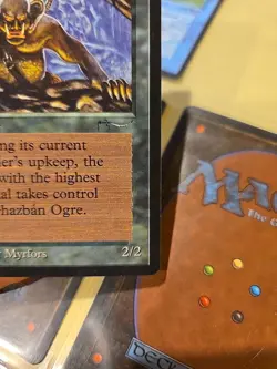 MTG ARABIAN NIGHTS Ghazban Ogre NEVER PLAYED - Image 4