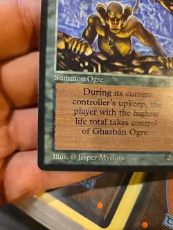 MTG ARABIAN NIGHTS Ghazban Ogre NEVER PLAYED - Image 5