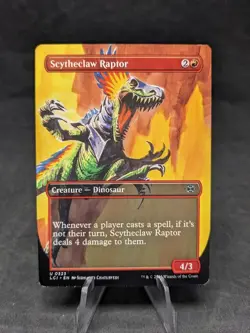 Scytheclaw Raptor (Borderless) - 323 - MTG - The Grand Creators - CRIMPED - NM - Image 1