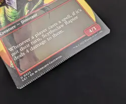 Scytheclaw Raptor (Borderless) - 323 - MTG - The Grand Creators - CRIMPED - NM - Image 2