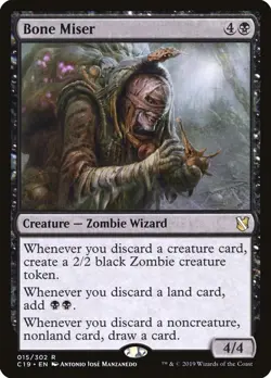 Magic the Gathering MTG 2019 Commander Bone Miser mint - Image 1