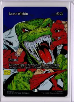 Beast Within (Borderless) - Marvel Universe Eternal-Legal (MAR) Foil - Image 1