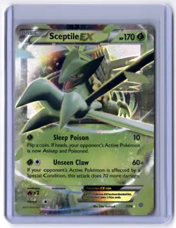 Sceptile EX 7/98 Ultra Rare Holo NM Pokemon XY - Ancient Origins - Image 1