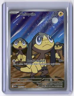 Helioptile 143/132 Illustration Rare Mega Evolutions Pokemon - NEAR MINT! - Image 1