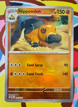 HIPPOWDON 053/131 POKEBALL PRISMATIC EVOLUTIONS POKEMON - Image 1