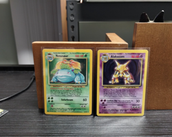1999 Pokemon Base VENUSAUR Unlimited 15/102 Holo Rare ALAKAZAM #1 NM MT UNPLAYED - Image 1